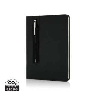 Libreta A5 PU básica con bolígrafo táctil personalizada